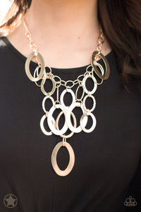 A Golden Spell Necklace Set - Paparazzi Accessories