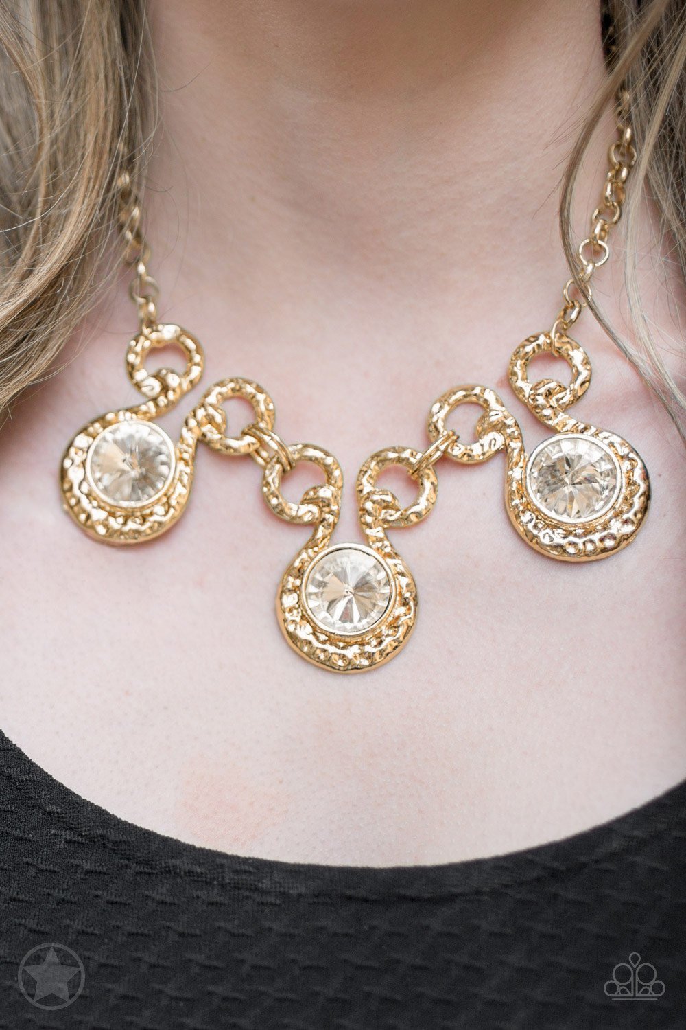 Hypnotized Necklace Set-Gold